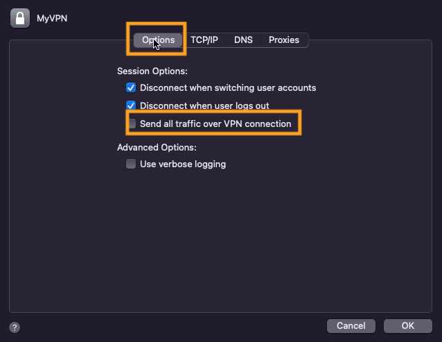 VPN en Kuasar